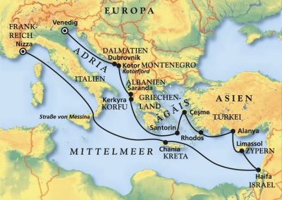 Mittelmeer-Kreuzfahrt